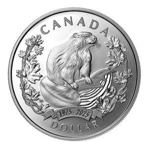 2025 - SPECIAL EDITION PROOF SILVER DOLLAR - 50TH ANNIVERSARY OF THE BEAVER AS AN OFFICIAL SYMBOL
