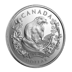 2025 - SPECIAL EDITION PROOF SILVER DOLLAR - 50TH ANNIVERSARY OF THE BEAVER AS AN OFFICIAL SYMBOL