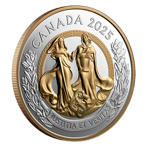 2025 1oz $20 ALLEGORIES OF JUSTICE AND TRUTH FINE SILVER COIN