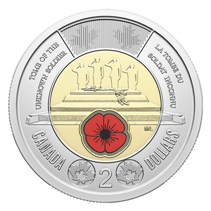 2025 $2 COLLECTOR KEEPSAKE CARD - HONOURING CANADA'S UNKNOWN SOLDIER