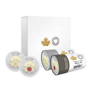 2025 1oz $2 SPECIAL WRAP ROLL BOX SET - HONOURING CANADA'S UNKNOWN SOLDIER