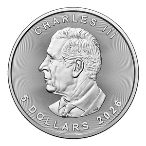 E-TRANSFER ONLY - 2026 1oz $5 TREASURED MAPLE LEAF: YEAR OF THE HORSE - 1 OZ PURE SILVER  BULLION COIN