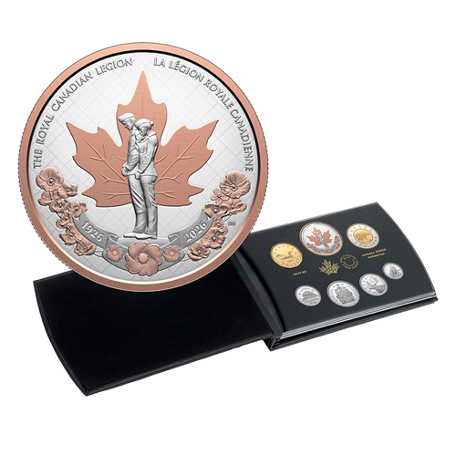 2026 100TH ANNIVERSARY OF THE ROYAL CANADIAN LEGION FINE SILVER PROOF SET