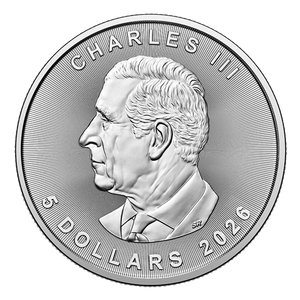 E-TRANSFER ONLY - 2026 1oz $5 TREASURED MAPLE LEAF: CELEBRATION - 1 OZ PURE SILVER  BULLION COIN
