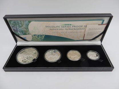 2006 WILDLIFE SERIES PROOF SET - HUNTERS OF AFRICA - THE BLACK BACKED JACKAL