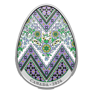 2026 1oz $20 PYSANKA FINE SILVER COIN