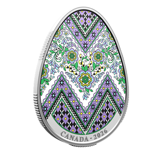 2026 1oz $20 PYSANKA FINE SILVER COIN
