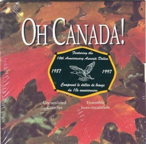 1997 OH CANADA SET WITH FLYING LOON DOLLAR