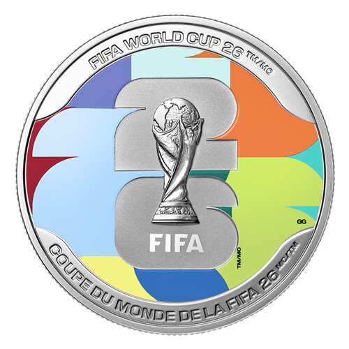 2026 1oz $20 FIFA WORLD CUP 2026ᵀᴹ : WE ARE 26ᵀᴹ FINE SILVER COIN
