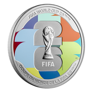 2026 1oz $20 FIFA WORLD CUP 2026ᵀᴹ : WE ARE 26ᵀᴹ FINE SILVER COIN