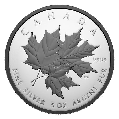 2026 5oz $50 TRIPLE MAPLE FINE SILVER COIN