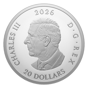 2026 $20 1oz CANADA'S NATIONAL PARKS - TORNGAT MOUNTAINS NATIONAL PARK - FINE SILVER COIN