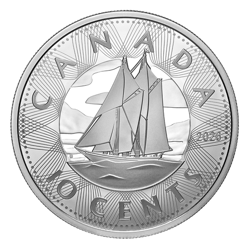 2026 10-CENT MULTILAYARED BLUENOSE - FINE SILVER COIN (3.5oz total)
