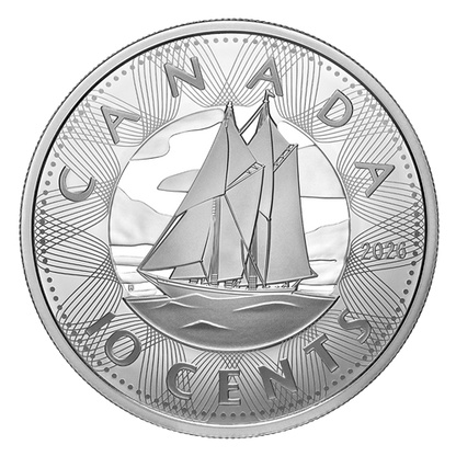2026 10-CENT MULTILAYARED BLUENOSE - FINE SILVER COIN (3.5oz total)