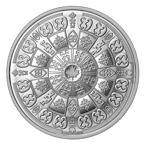 2026 $20 1oz COMMEMMORATING BLACK HISTORY: ADINKRA SYMBOLS FINE SILVER COIN