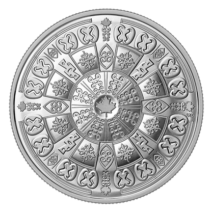 2026 $20 1oz COMMEMMORATING BLACK HISTORY: ADINKRA SYMBOLS FINE SILVER COIN