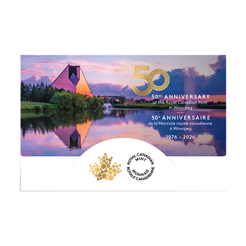 2026 50TH ANNIVERSARY OF THE ROYAL CANADIAN MINT WINNIPEG NON-CIRCULATION SET