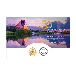 2026 50TH ANNIVERSARY OF THE ROYAL CANADIAN MINT WINNIPEG NON-CIRCULATION SET