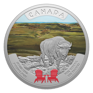 2026 1oz $20 CANADA'S NATIONAL PARKS - GRASSLANDS NATIONAL PARK FINE SILVER COIN