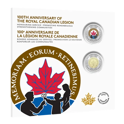2026 $2 COLLECTOR KEEPSAKE CARD - 100TH ANNIVERSARY OF THE ROYAL CANADIAN LEGION