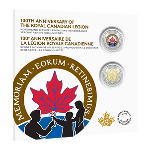 2026 $2 COLLECTOR KEEPSAKE CARD - 100TH ANNIVERSARY OF THE ROYAL CANADIAN LEGION