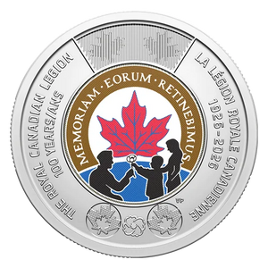 2026 $2 COLLECTOR KEEPSAKE CARD - 100TH ANNIVERSARY OF THE ROYAL CANADIAN LEGION