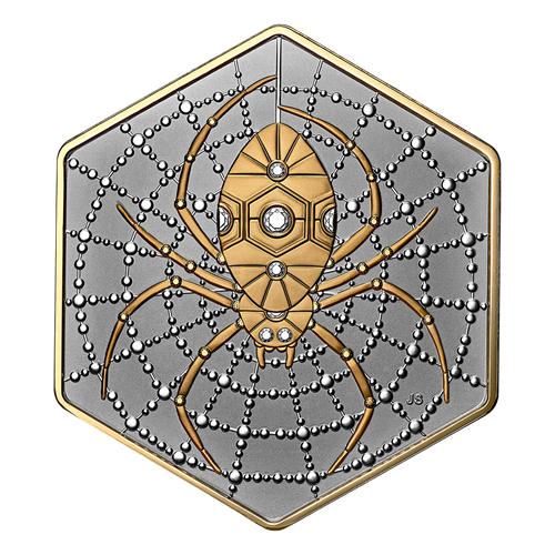 2026 $20 NATURES DELIGHT THE SPIDER - 1 OZ FINE SILVER