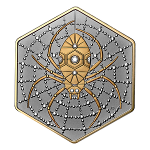 2026 $20 NATURES DELIGHT THE SPIDER - 1 OZ FINE SILVER