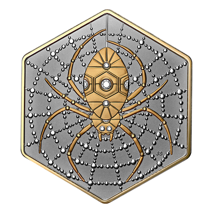 2026 $20 NATURES DELIGHT THE SPIDER - 1 OZ FINE SILVER