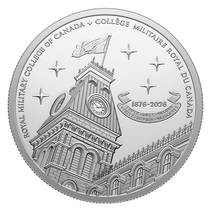 2026 1oz $20 150TH ANNIVERSARY OF THE ROYAL MILITARY COLLEGE OF CANADA FINE SILVER COIN