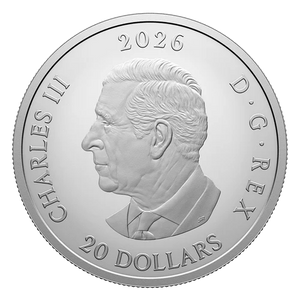 2026 $20 Remembrance Day 1 oz fine silver coin - obverse