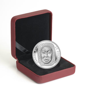 2014 $25 MATRIARCH MOON MASK FINE SILVER COIN