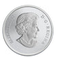 2014 25-CENT COLOURED COIN WATER-LILY AND LEOPARD FROG