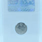 1911 10 CENT CANADA OBV. GODLESS – BROAD LEAVES – MS 64 - GRADED