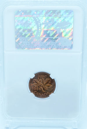 1956 1 CENT CANADA – PL 65 – GRADED (347-014)