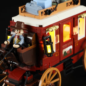 [PRE-ORDER] WESTERN STAGECOACH LUMIBRICKS
