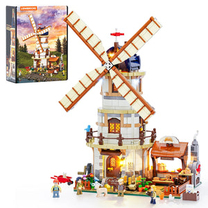 [PRE-ORDER] DUTCH WINDMILL MILLHOUSE LUMIBRICKS