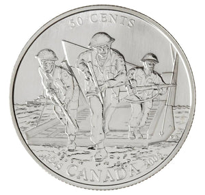 2005 50-CENT STERLING SILVER 6-COIN SET - SECOND WORLD WAR BATTLE OF BRITAIN