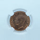 1950 1 CENT CANADA – MS 65 – GRADED (346-003)