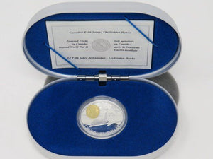 1997 1oz $20 CANADAIR F-86 SABRE: THE GOLDEN HAWKS