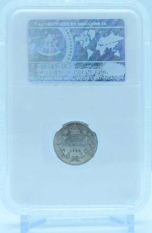1936 10 CENT CANADA – MS 63 - GRADED