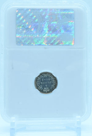 1884 5 CENT OBV5 4 CANADA FAR 4 – EF 40 - GRADED