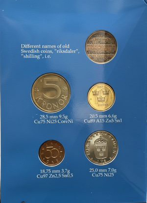 1997 UNCIRCULATED COINS OF SWEDEN