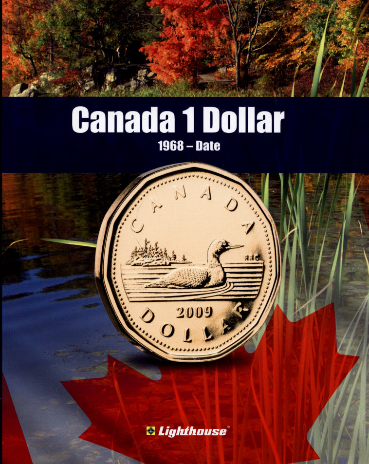VISTA COIN BOOK CANADA 1 DOLLAR (LOONIES) - VOL 2 - 1968 - DATE (SILVER)