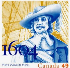 2004 400TH ANNIVERSARY OF THE FIRST FRENCH SETTLEMENT IN NORTH AMERICA COIN/STAMP SET