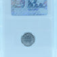 1870 5 CENT OBV2 N CANADA NARROW RAISED RIM – AU 50 - GRADED