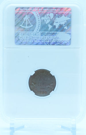 1930 1 CENT CANADA – MS 64 RD – GRADED