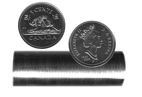 2002 5-CENT "P" WRAP ROLL