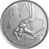 2008 FREESTYLE SKIING 25-CENT ROLL