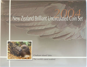2004 NEW ZEALAND BRILLIANT UNCIRCULATED COIN SET
